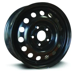 RTX Wheels – Steel Wheel – Black – 15″x6″ 45mm – All weather Wheels – X45567
